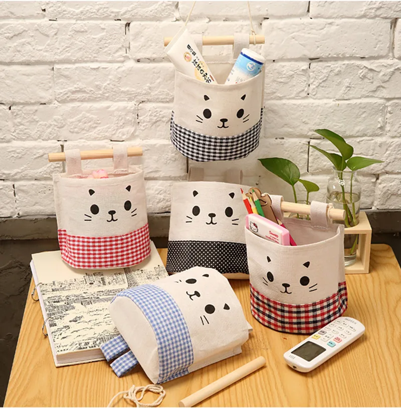 3 Pockets Wall Hanging Home Storage Bag Holder Wardrobe Sundries Container Door Pouch Decor Cosmetic Toys Organizer | Дом и сад