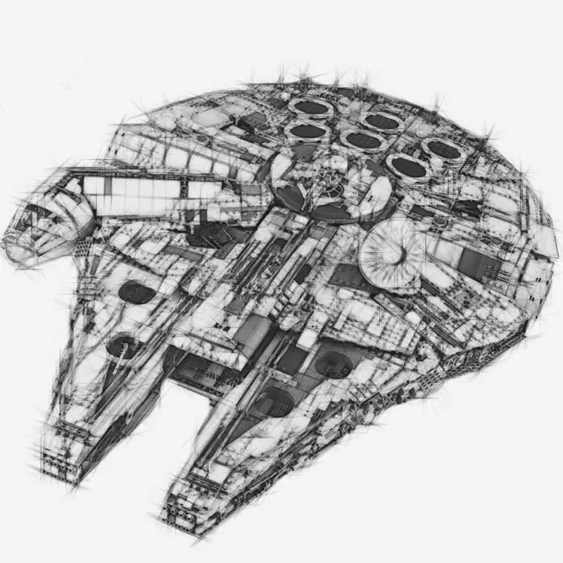 

In Stock Star Plan Millennium Falcon Spaceship Stars Compatible 75192 05132 Model Building Blocks Bricks Kids Toys Gifts Sets