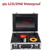 15m 9 inch color digital lcd 1000tvl underwater fish finder hd dvr recorder waterproof fishing video camera system
