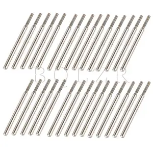 BQLZR 30 шт. 2 мм цилиндрические сверла с алмазной точкой для вращающихся инструментов