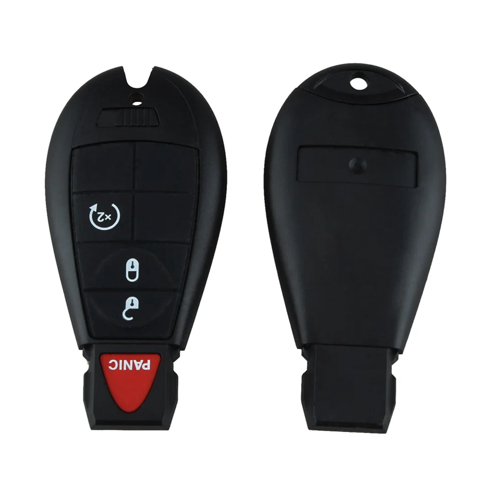 

433 MHZ 4 Buttons Uncut Replacement Keyless Entry Car Key Fob Remote Start for Volkswagen / Jeep / Chrysler 2011-2015