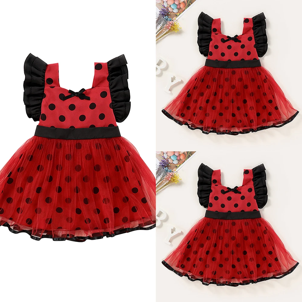 Летние оборками бальное платье для маленьких девочек Для s в винтажном стиле