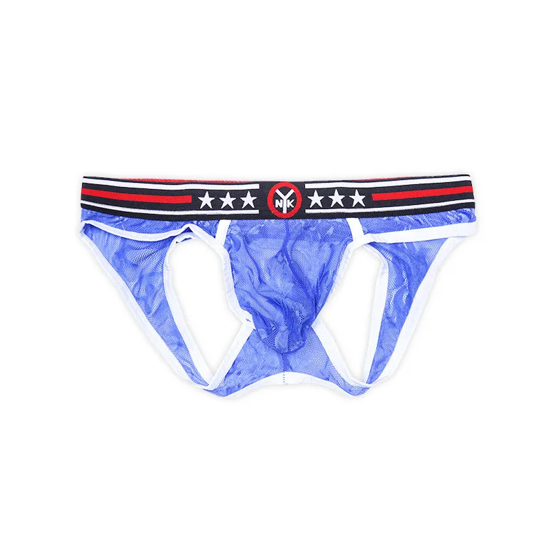 Мужские сексуальные кружевные трусы плавки с низкой посадкой u образная выпуклая