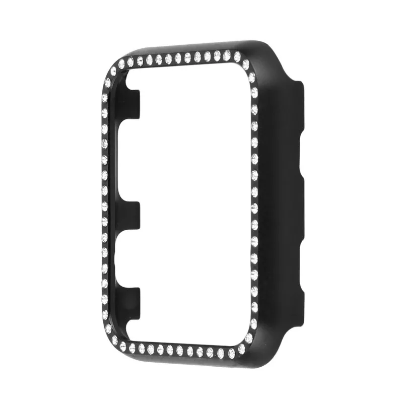 Алмазный защитный чехол для Apple Watch серии 6 44 мм 40 SE чехлы Iwatch 3 2 1 38 42 ремешка