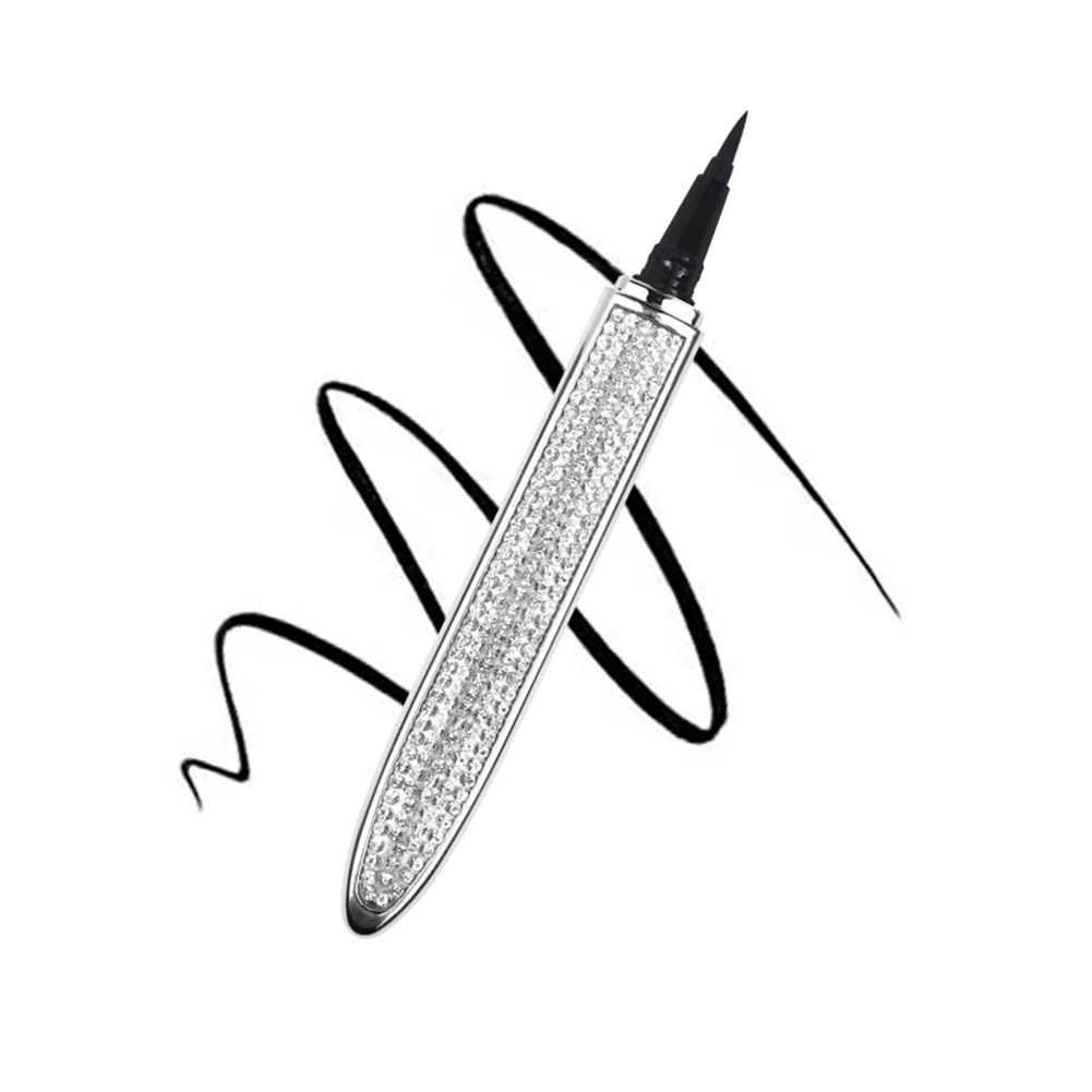 1 PC 2021 Self-adhesive 2 In Magic Lash Liner Glue Pen Non Magnetic No Diamond Bling Glitter Liquid Eyeliner Waterproof | Красота и