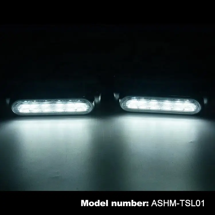 

ASEND high quality 1.25" Highway Crash Bar Light for for BMW , Harley,Victory with white DRL & amber turn signal light