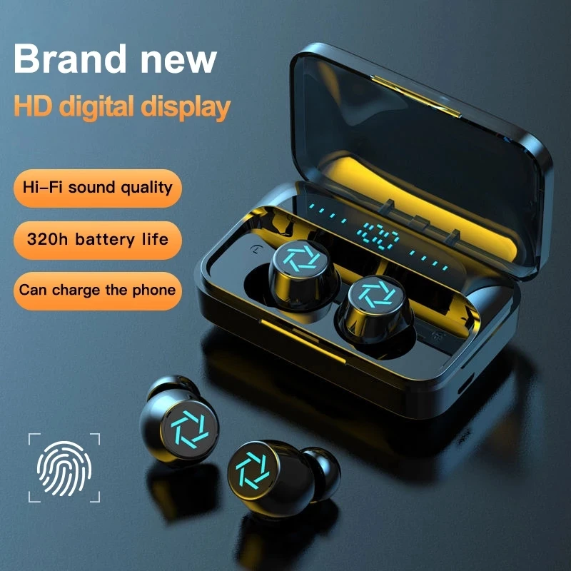 

TWS-наушники S15 с поддержкой Bluetooth 5,0, 2200 мА ч