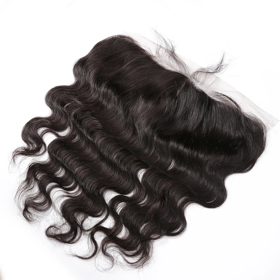 Прозрачные фронтальные бразильские волнистые человеческие волосы 13x4