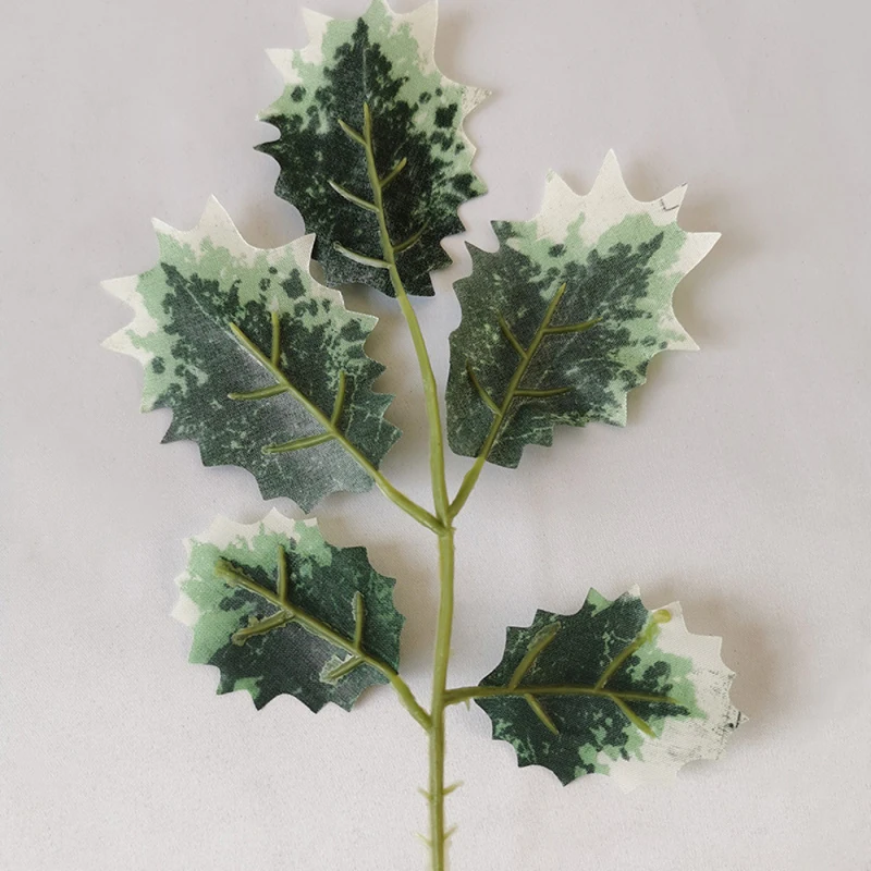 

Имитация листьев рождественской елки, искусственных растений, ветвей для творчества, материал для рождественской вечевечерние НКИ, цветоч...