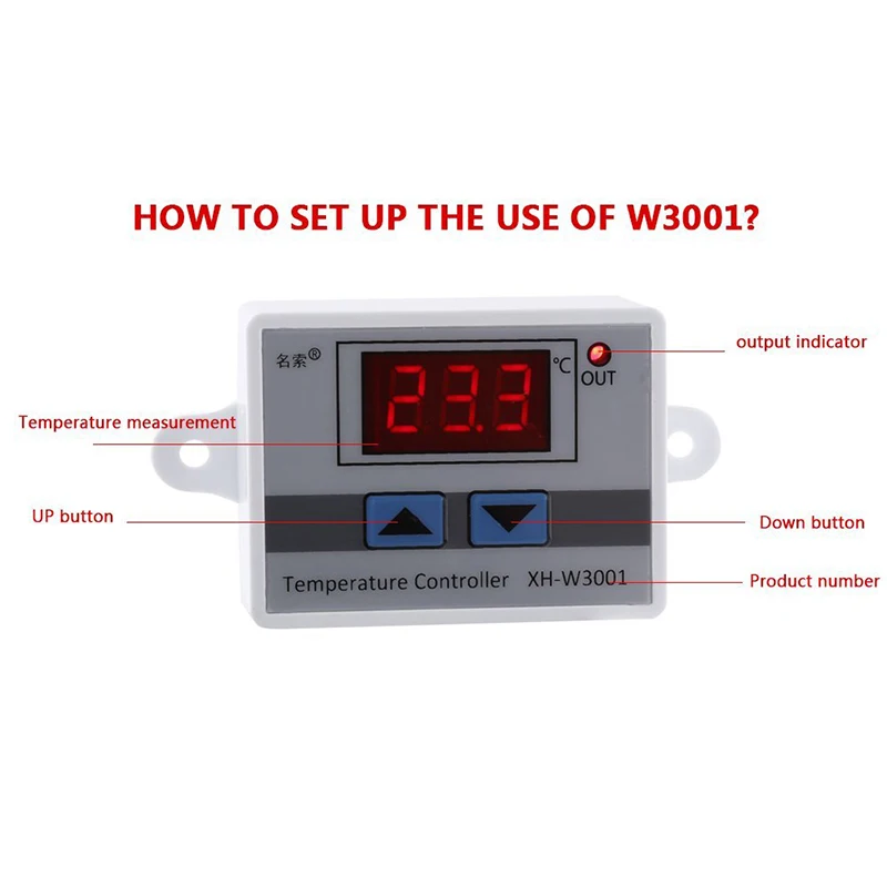 

Digital LED Temperature Controller Thermostat Control Switch