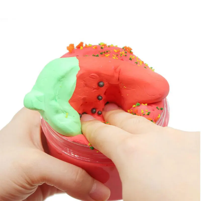 120 мл Горячая Распродажа клубника хлопок конфеты модельная глина модные пушистые