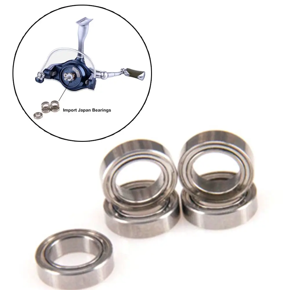 1PC High Quality Import New Durable Fishing Sealed Bearings Fishing Reel Bearing Smooth Stainless Steel Reel Accessory