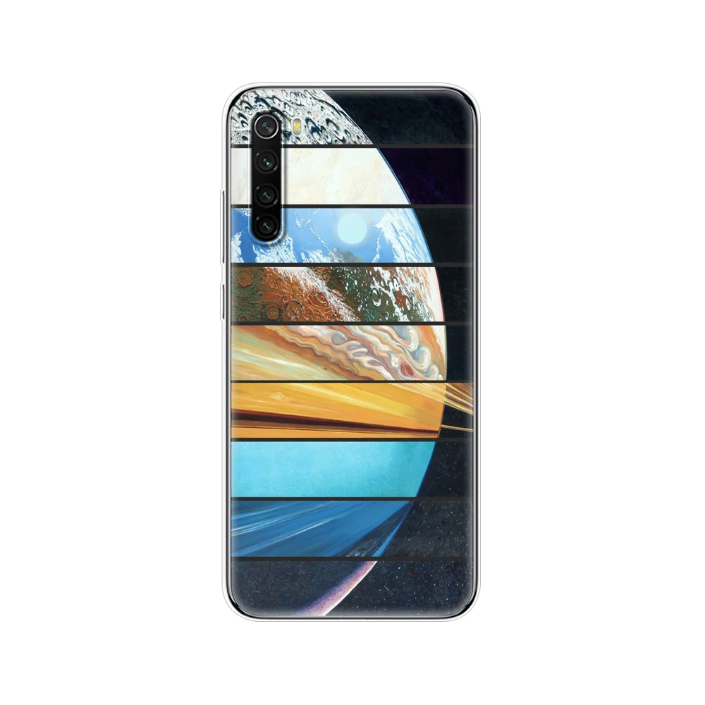 Чехол для xiaomi Redmi Note 8T силиконовый мягкий чехол из ТПУ с рисунком на 8 2021 NOTE PRO