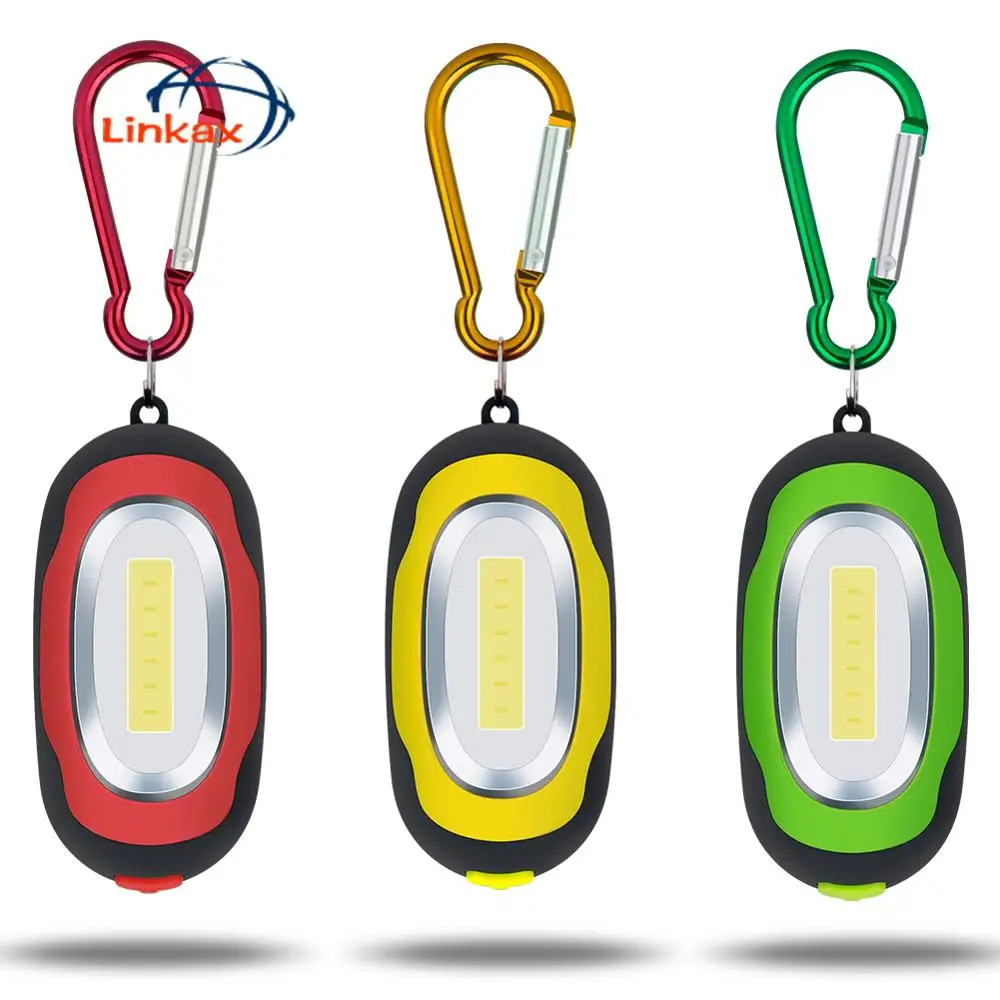 Портативный брелок Светильник карманный фонарь COB Светодиодная Вспышка