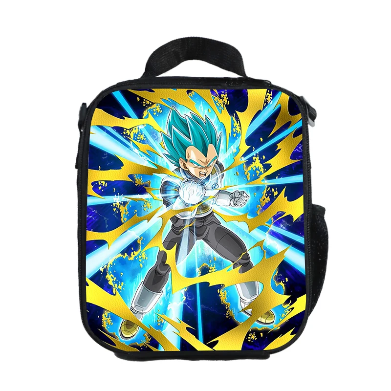 Аниме Dragon Ball ланч-мешок Goku Saiyan дети изолированный кулер Ланч-бокс термальный держатель для пикника - Цвет: WCB-QLZ7