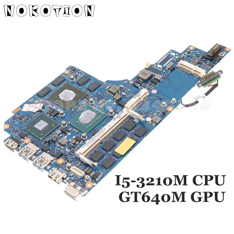 

NOKOTION For SONY vaio SVS151 Laptop Motherboard I5-3210M CPU GT640M GPU A1903806A V131 M MB MBX-262 1P-0128204-A011