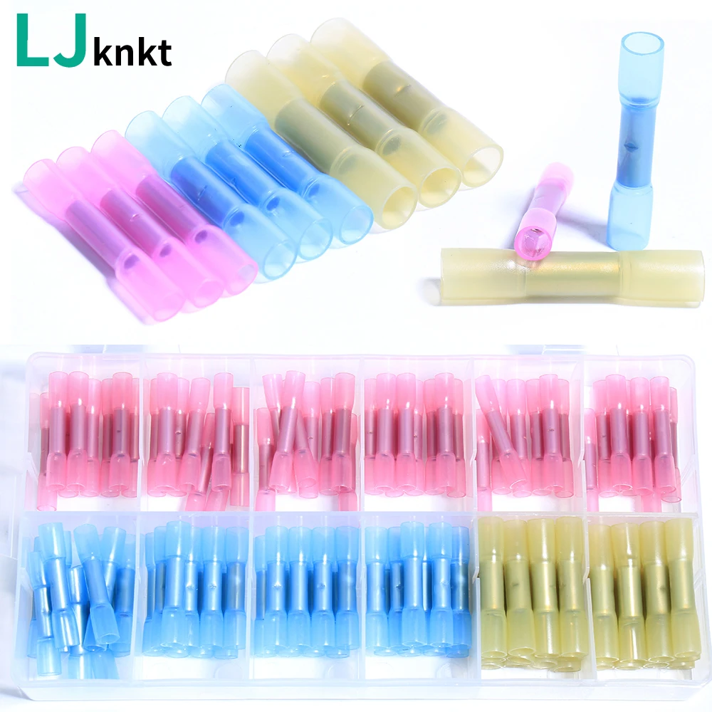 

BHT Middle Electrical Wire Cable Terminal Heat Terminals Waterproof Seal Connectors Solder shrinkable sleeve quick Assembly set