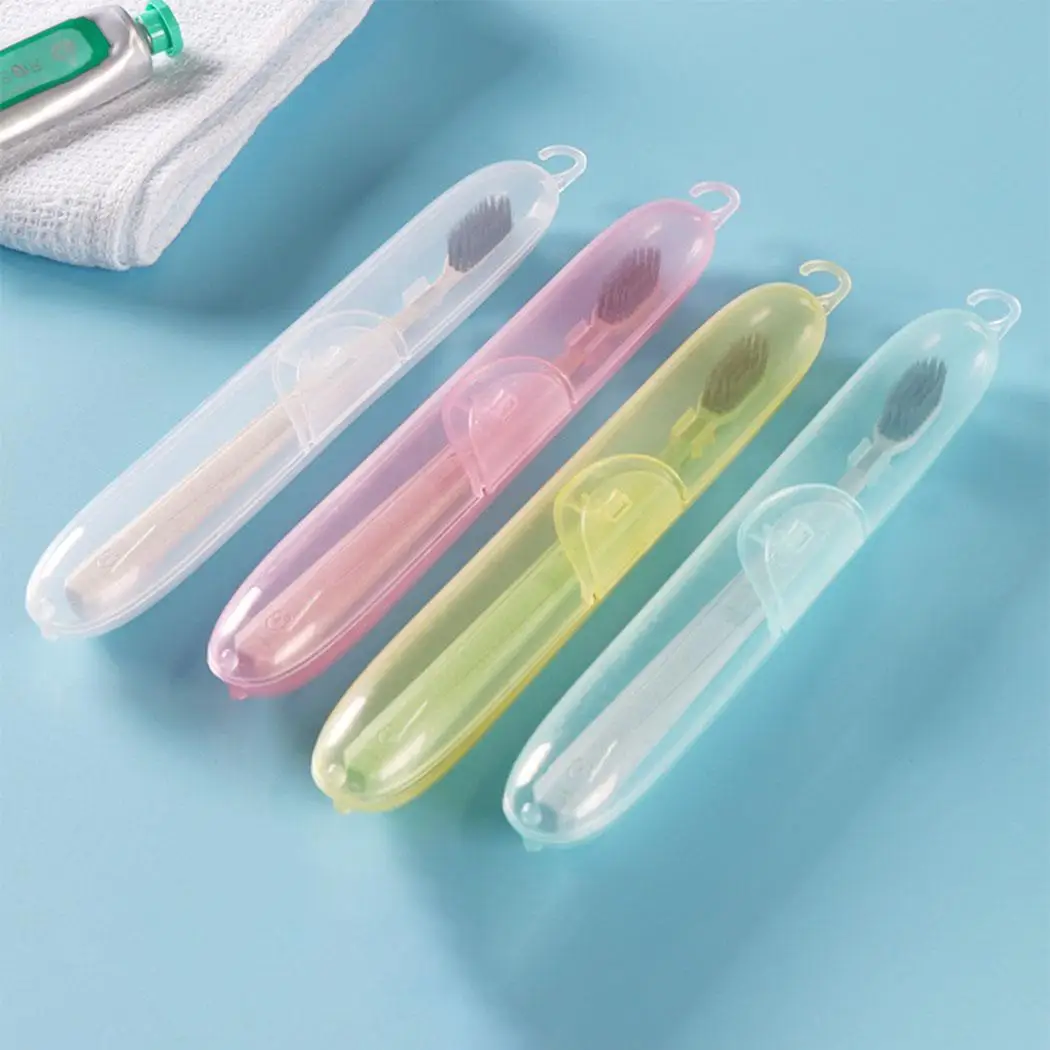 New Unisex Soft Hair Toothbrush Effectively Remove Plaque about 19cm for Travel Use Pink Green Blue Beige | Красота и здоровье