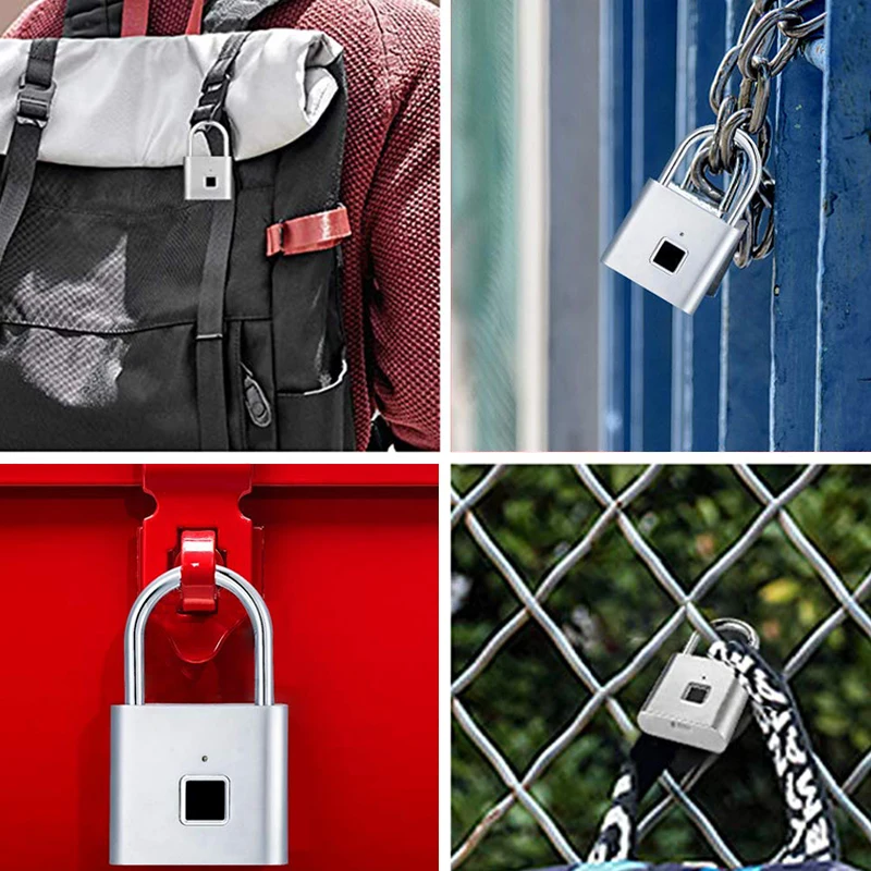 Joyzon USB Перезаряжаемый смарт замок с отпечатком пальца быстрый для двери