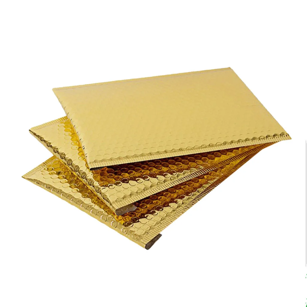 

50PCS 7sizes Kraft Paper Bubble Envelopes Bags Padded Mailers Shipping Envelope With Bubble Packaging Bags Courier Storage Bags