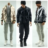 16 scale male casual clothes baseball shirt jacket coat shirt trousers for 12 inches action figures