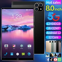 2021 global version 5g k10 8 1 inch tablet mtk6797 12 core 12gb 640gb new android12 0 ai speed up 32mp hd camera gps tablets