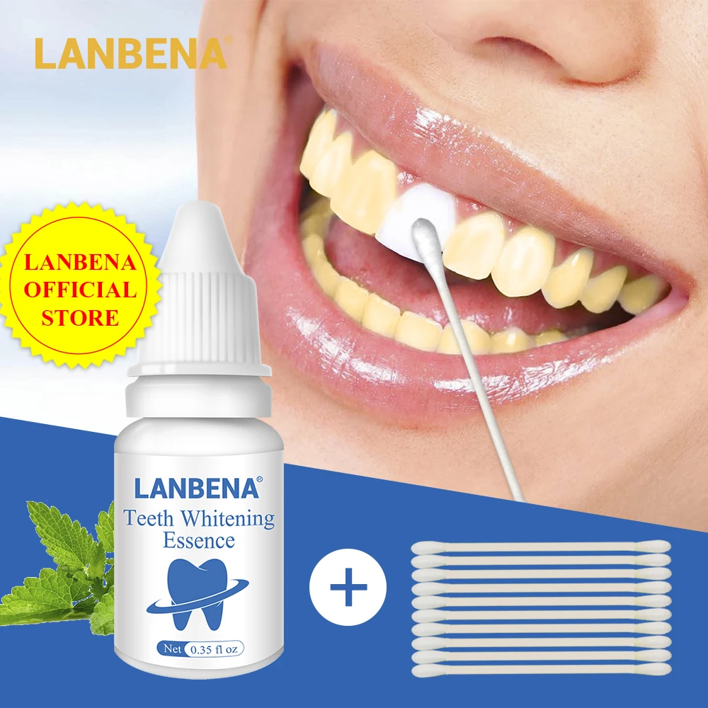 

LANBENA Whitening Essence Powder Oral Hygiene Cleaning Teeth Care Serum Removes Plaque Stains Tooth Bleaching Dental Tools