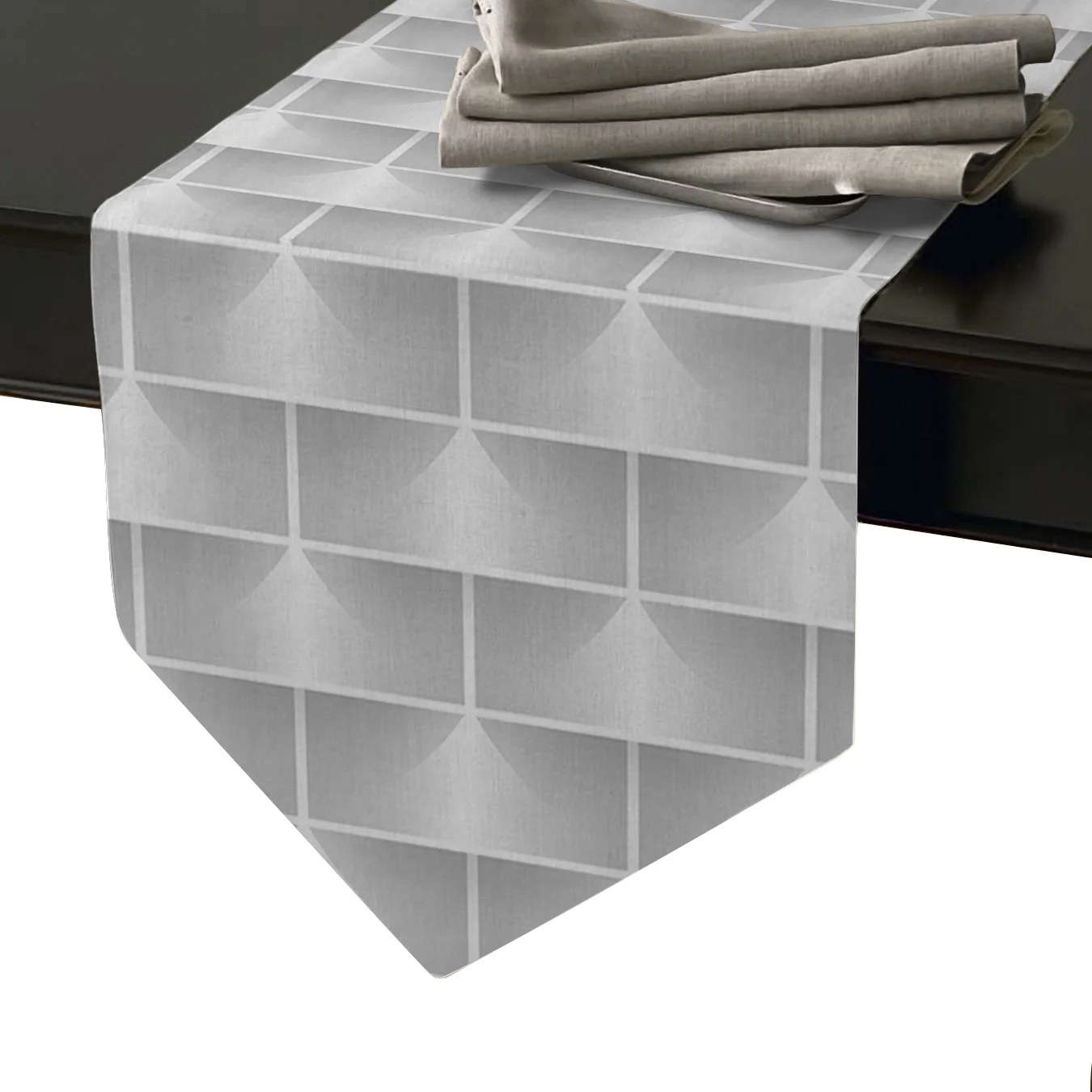 Simple Modern Style Geometric Design Table Runner Christmas Decorations for Home Decorarion | Дом и сад