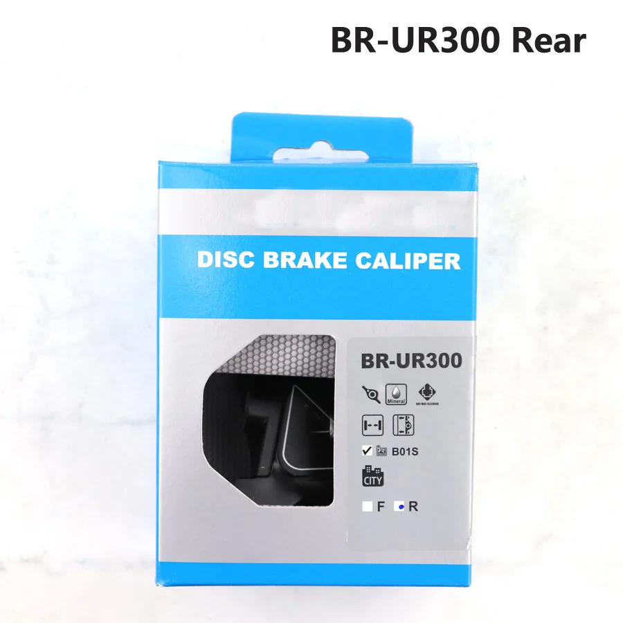 SHIMANO BR-UR300 BR UR300 гидравлический дисковый тормозной суппорт с плоским креплением включает в себя B01S резиновые Тормозные колодки детали велосипеда