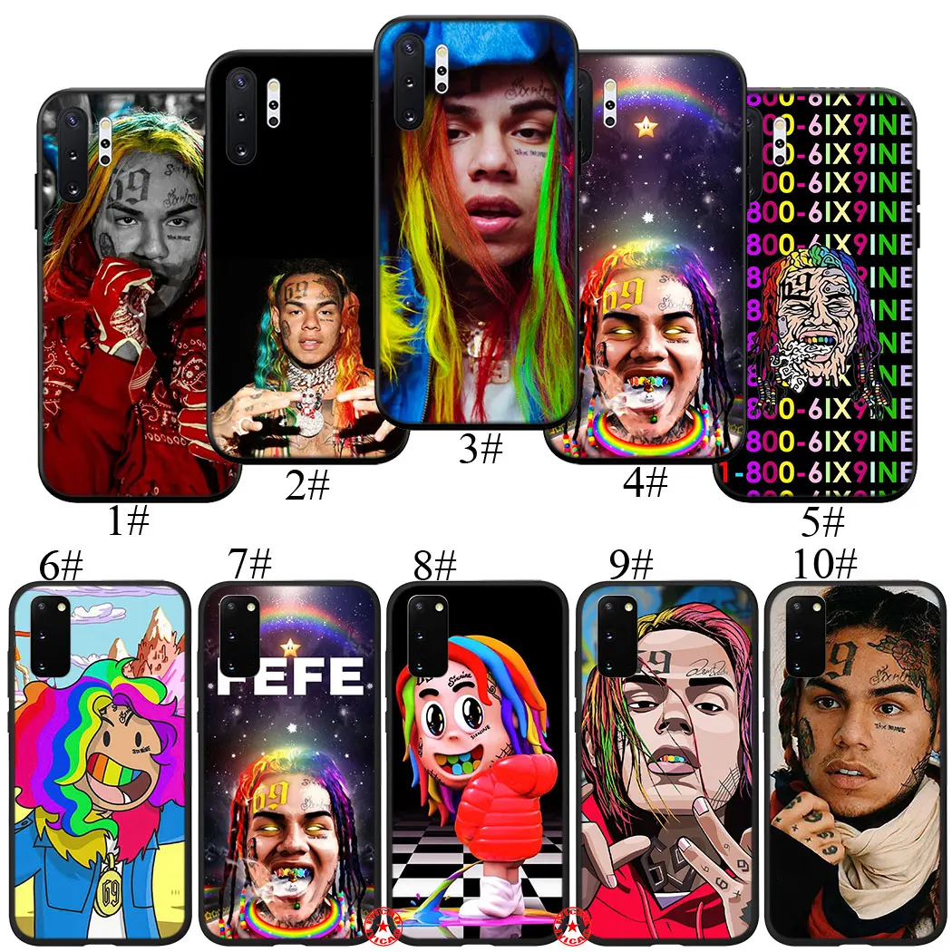 Чехол BI4 6ix9ine Tekashi69 Fefe для Samsung Galaxy Note 8 9 10 20 Ultra J4 J5 J6 J7 J8 Plus Prime Core Duo Pro | Мобильные