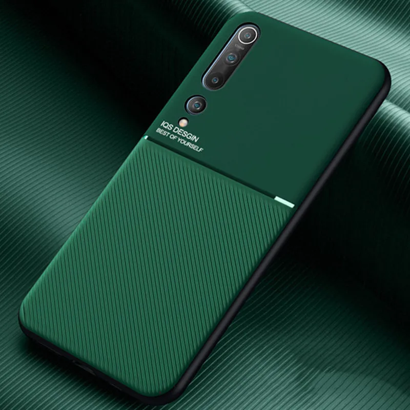 Магнитный бронированный чехол для Xiaomi Mi Note 10 Pro силиконовый чехол-бампер с