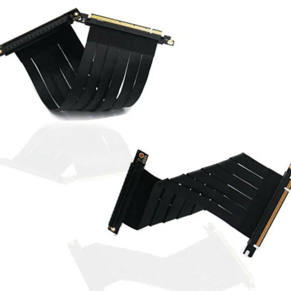 

PCI-E 3.0 Graphics Card Extension Cable High Speed Extension Port Connector PC Cable Cards 16X Adapter Riser Graphics Flexi M7P2