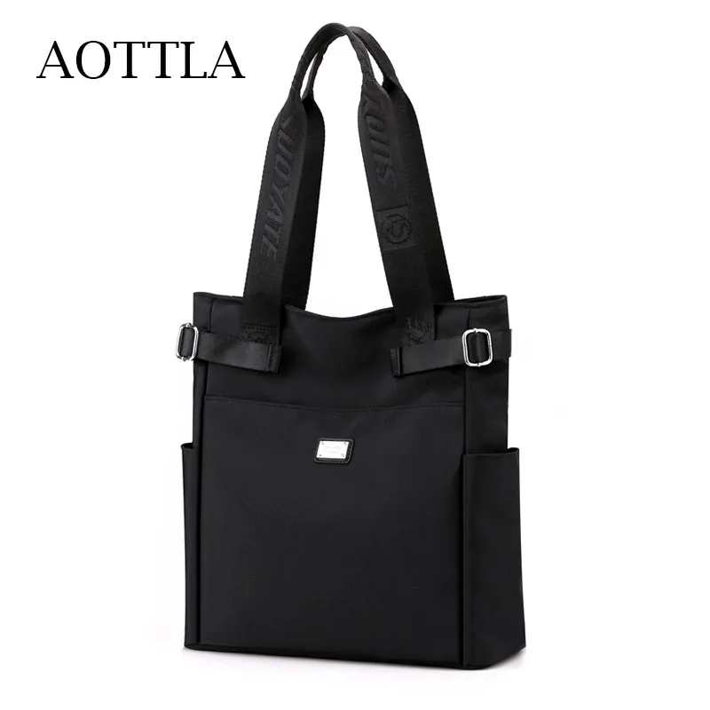 

AOTTLA сумки для женщин, нейлоновые качественные сумки, Классические дешевые однотонные женские сумки 2021, лидер продаж, модная повседневная же...