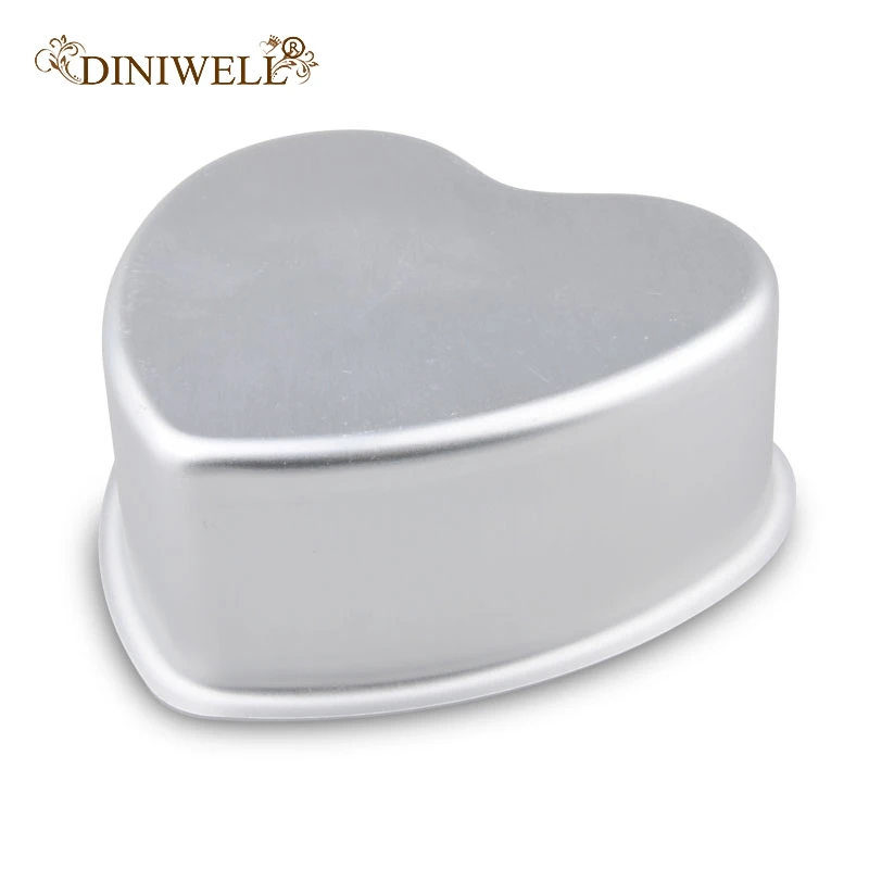Алюминиевая форма в форме сердца для торта DIY Форма выпечки инструмент со съемным