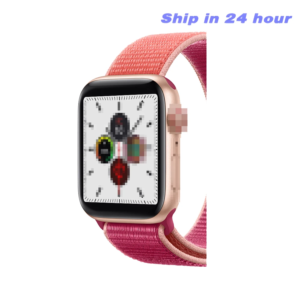 Оригинальные IWO 12 Смарт часы 1:1 5 Siri SmartBand HeartRate водонепроницаемые StrapChange Andrioid IOS