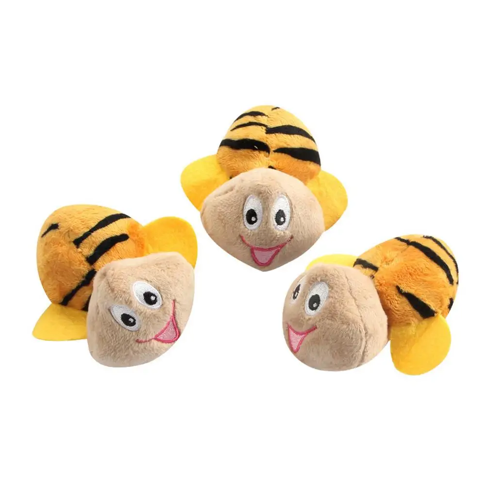 

Hide And Seek Dog Toys Interactive Puppy Toys Colorful Plush Squeaky Dog Toys Honeycomb And Bees Burrow Chew Fetch Hiding Cute