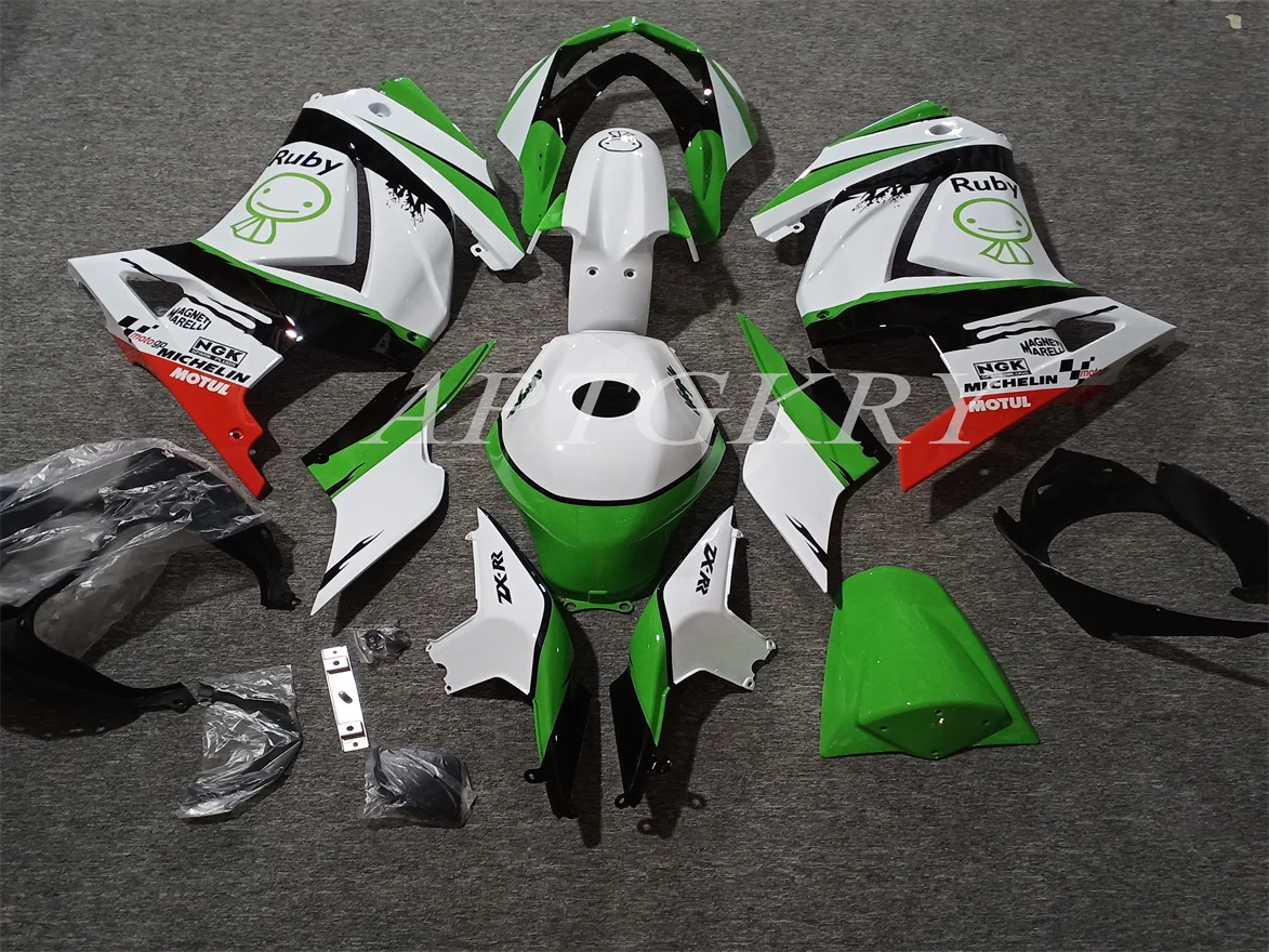 

New ABS fairings set Fit for Kawasaki Ninja 250 EX250 ZXR250 2008-2014 08 09 10 11 12 13 14 (Injection mold) Green White