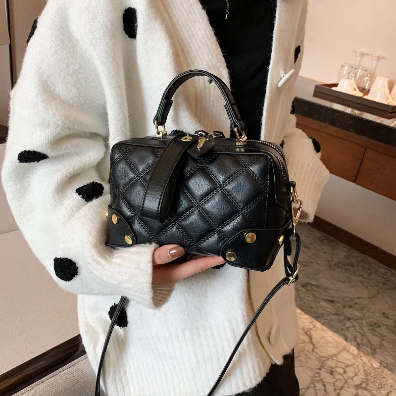 

Bags for Women New Designer Ladies Bag Shoulder Bags High Quality Pu Leather Messenger Bags Female Handbags Diamond Lattice Bag