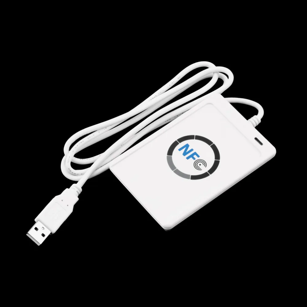ACR122U NFC RFID считыватель смарт-карт Писатель Копир Дубликатор записываемый клон программное обеспечение USB для ISO14443 протокол S50