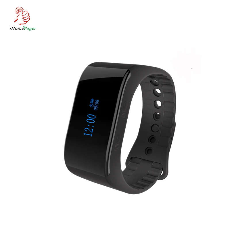 Наручные часы пейджер пациента вызова медсестры Беспроводная Аварийная кнопка