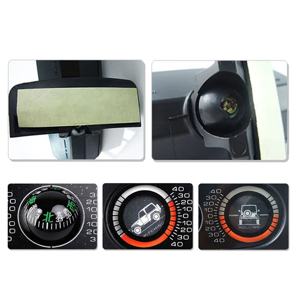 

Car Interior Accessories Car Compass Decoration Inclinometer Compass Decoration Inclination Tool Level Wave Instrument