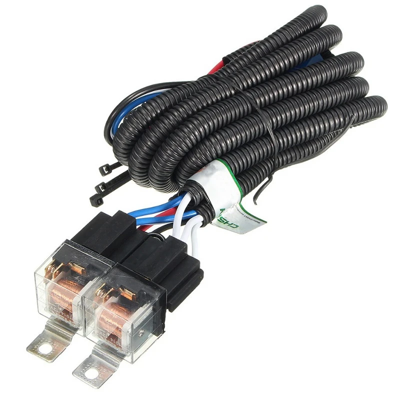 

7 дюймов H4 2 головной светильник реле проводка реле автомобильный светильник лампа Разъем для Авто головной светильник