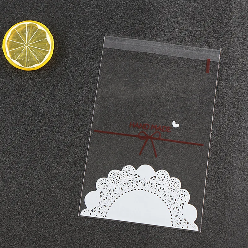 100 шт. кружевные самоклеящиеся пакеты для печенья | Дом и сад