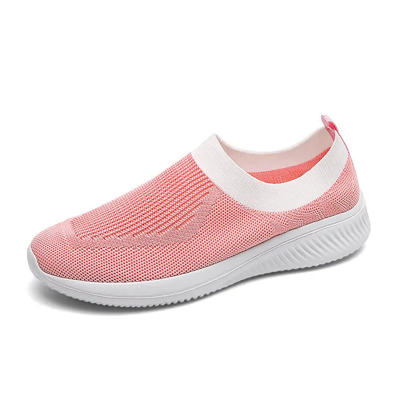

Summer Sneakers Women Stretch Mesh Breathable Flats Casual Shoes Slip-on Loafers Lightweight Womens Trainers Fashion Flats 2020