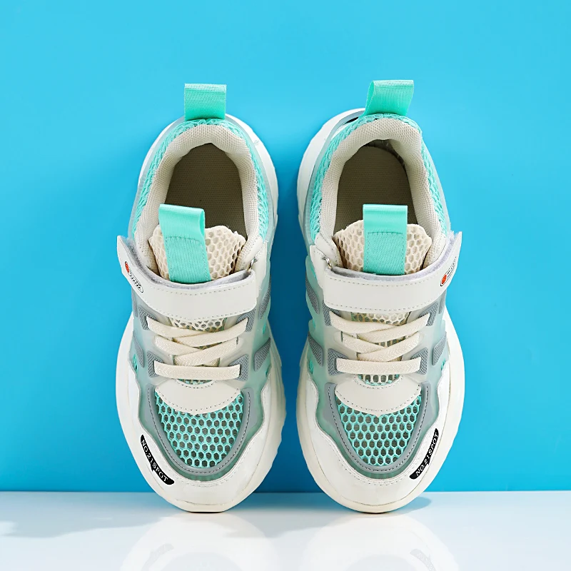 

Children Shoes Fashion Breathable Kids Running Shoes Mesh Casual Non-Slip Damping Outdoor Boys Girls Sports Sneakers Soft Sole
