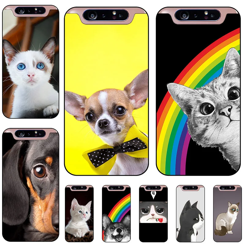 Чехол для телефона Samsung Galaxy A80 GalaxyA80 A 80 SM A805F A805 чехол с 3D рельефным рисунком мягкий