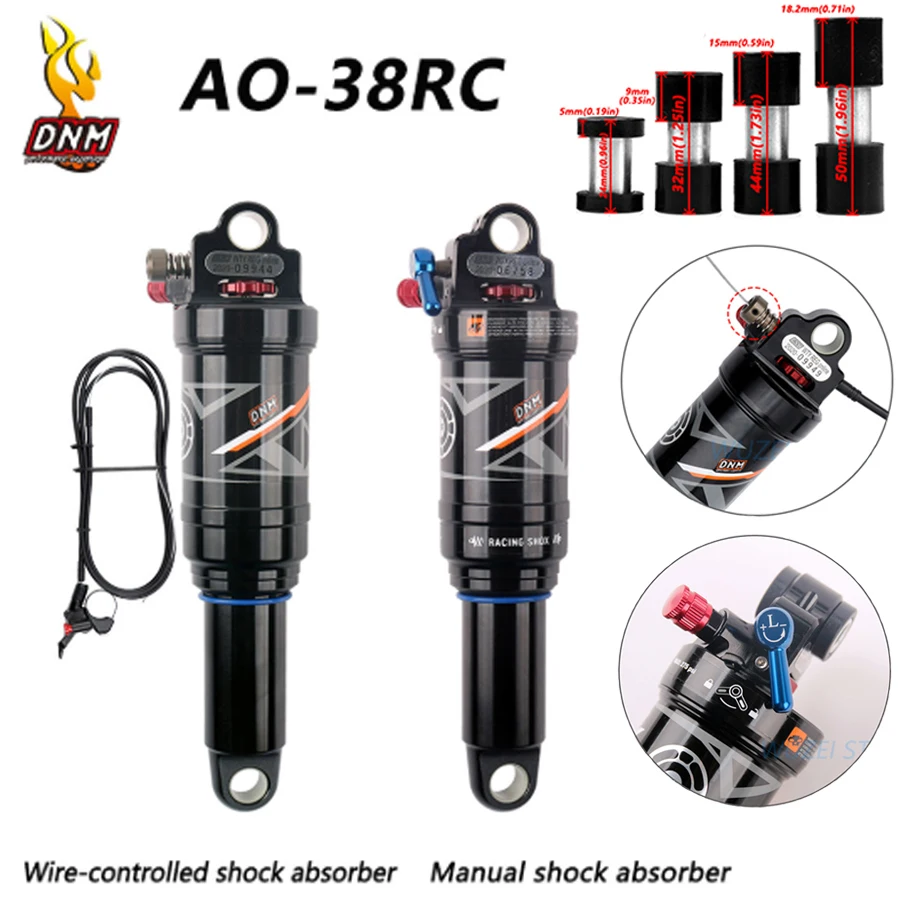 AO 38RC мягкий велосипедный Задний амортизатор rockshox VTT для горных велосипедов mtb