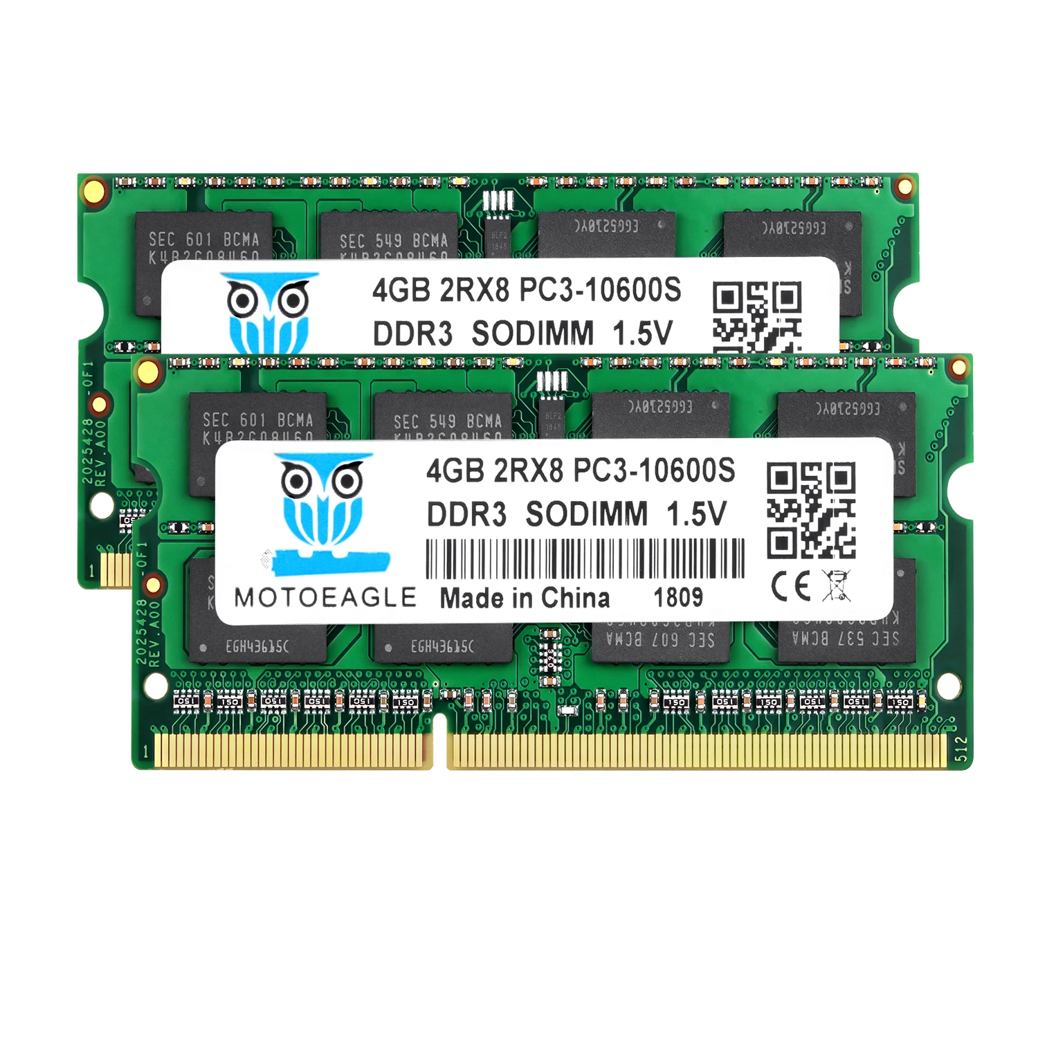 Оперативная память для ноутбука MOTOEAGLE DDR3 1 5 в 35 1066 1333 1600 МГц PC3 8500 10600 PC3L 12800s SODIMM