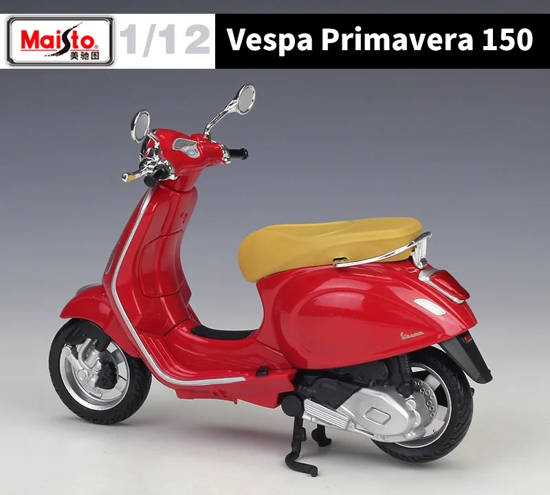 Скутер Maisto 1:12 Vespa Primavera 150 литый Под Давлением Мотоцикл |