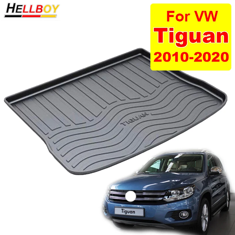 

Для Volkswagen VW Tiguan 2019 2018 2017 2015 2014, Автомобильный задний багажник, ковер, подкладка для груза, напольные коврики, крышка, аксессуары 2010-2020